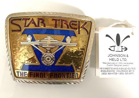 Star Trek V: The Final Frontier - Belt Buckle - Movie set crew gift —  Lightspeed Fine Art
